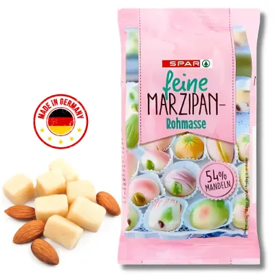 Marcipán 54 % mandlí 1:1 na modelování i potahování 200 g – Gunthart