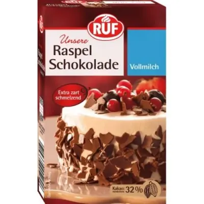 Čokoládové kousky mléčné 32% kakaa 100g – RUF