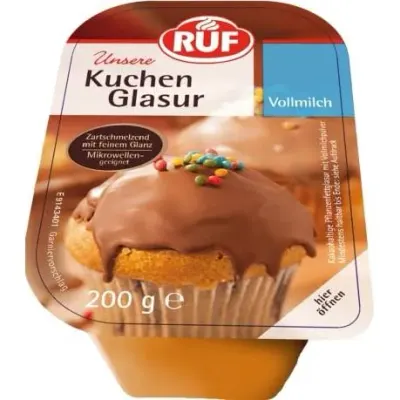 Čokoládová poleva mléčná na dorty 200g – RUF