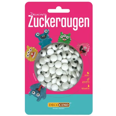 Cukrová očička na dorty a cupcakes 25 g – DecoCino