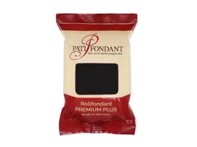 Černá potahovací hmota PATI PREMIUM 250 g – Cake Masters