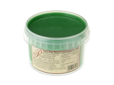 Tuková poleva smaragdově zelená 260 g – Cake Masters
