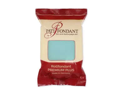 Potahovací hmota PATI PREMIUM elastická 250 g, baby modrá – Cake Masters