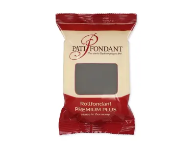 Šedá potahovací hmota PATI PREMIUM elastická 250 g – Cake Masters