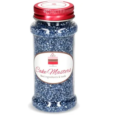 Barevný krystalický cukr modrý 100 g – Cake Masters