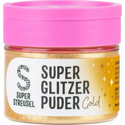 Prachová barva zlatá 10 g – Super Streusel