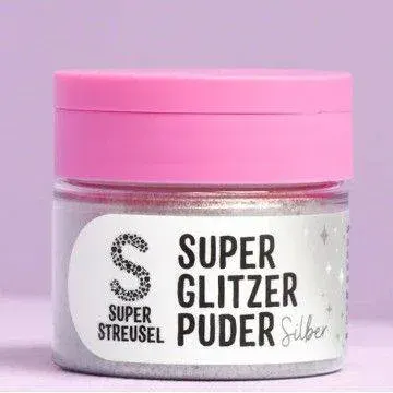 Prachová barva stříbrná 10 g – Super Streusel