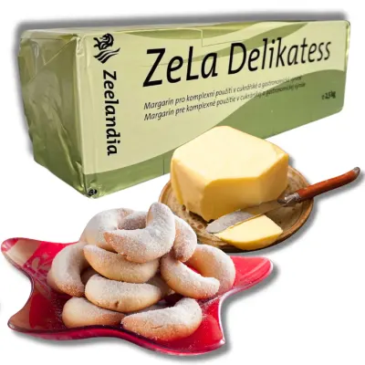 Máslový margarín ZeLa Delikatess 2,5 kg – Zeelandia