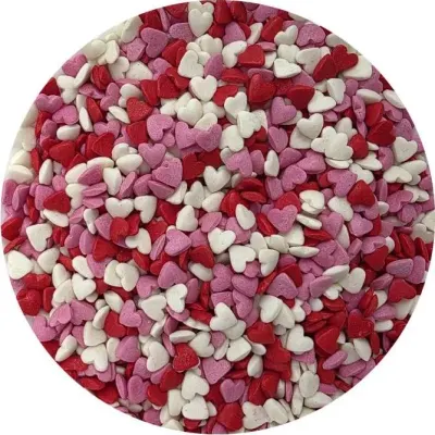 Cukrové zdobení Srdíčka mix 80g – I LOVE CAKES