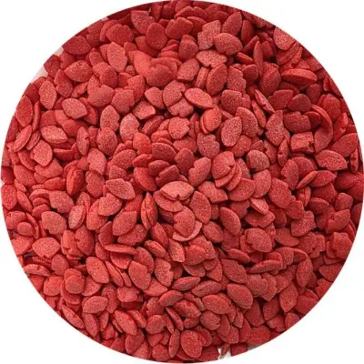 Cukrové zdobení červené pusinky 80g – I LOVE CAKES