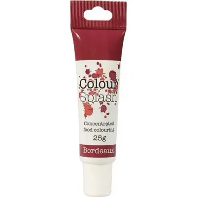 Gelová barva Bordeaux 25 g – Colour Splash
