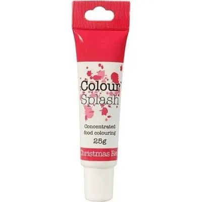 Gelová barva Vánoční červená 25 g – Colour Splash