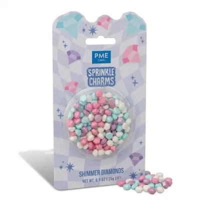 Cukrové diamanty pastelové 25g – PME