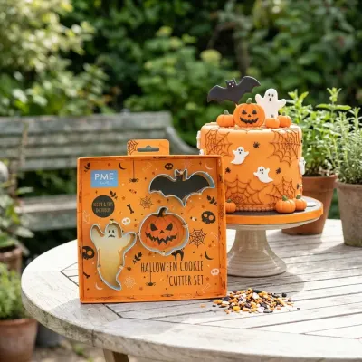 Vykrajovátka Halloween dýně, netopýr a duch 3 ks – PME