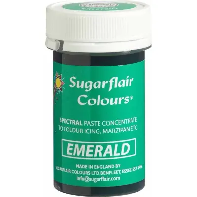 Gelová barva emerald 25 g – Sugarflair