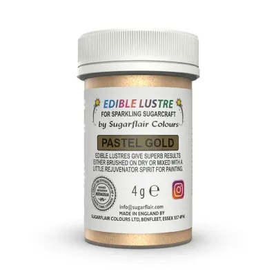 Prachový lesk Pastel Gold zlatý pudr 4g – Sugarflair