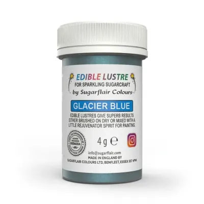 Glacier Blue prachový lesk elegantní modrá 4 g – Sugarflair
