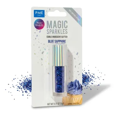 Jedlé třpytky Blue Sapphire modré 3 g – PME