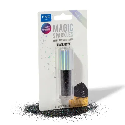 Jedlé glitry na dort Black Onyx 3 g – PME