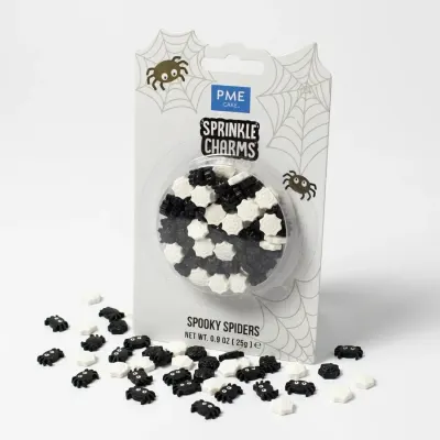Cukroví pavouci a pavučiny na Halloween 25g – PME
