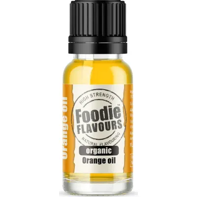 Přírodní koncentrované aroma pomerančový olej 15 ml – Foodie Flavours
