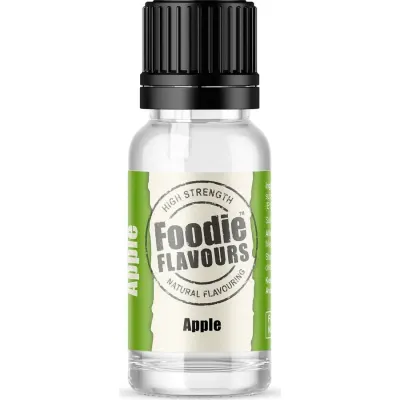 Přírodní koncentrované aroma jablko 15 ml – Foodie Flavours