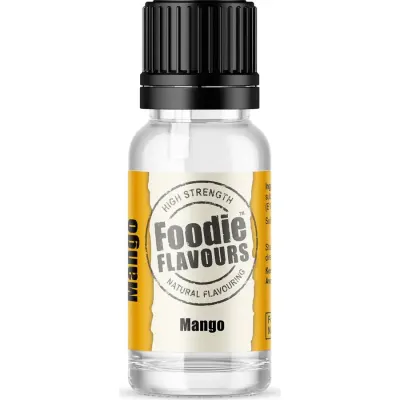 Přírodní koncentrované aroma mango 15 ml – Foodie Flavours