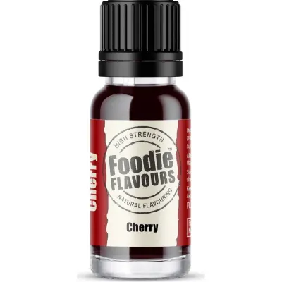 Přírodní koncentrované aroma třešeň 15ml – Foodie Flavours