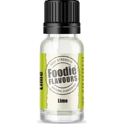 Přírodní koncentrované aroma limetka 15 ml – Foodie Flavours