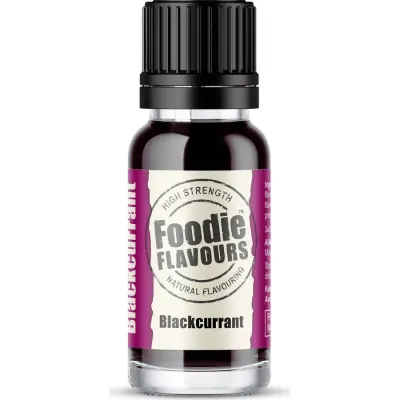 Přírodní aroma černý rybíz 15 ml – Foodie Flavours