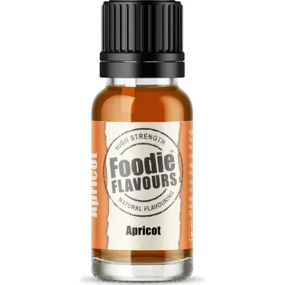 Přírodní koncentrované aroma meruňka 15 ml – Foodie Flavours