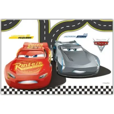 Plastový ubrus na stůl Cars 180 × 120 cm – Procos