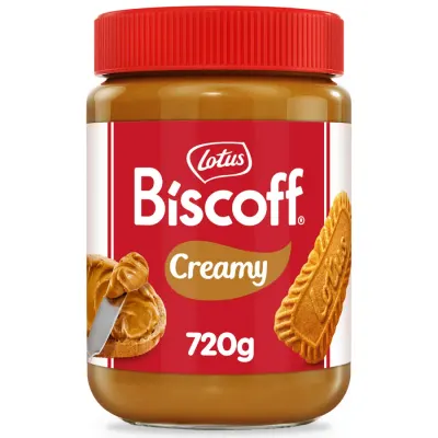 Lotus Biscoff pomazánka Creamy 720 g – Lotus Bakeries