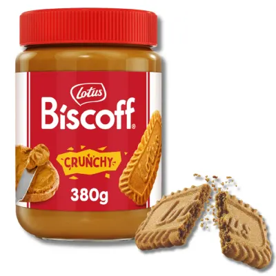 Pomazánka ze sušenek Biscoff Crunchy 380 g – Lotus