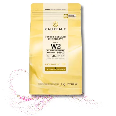 Bílá belgická čokoláda 28% W2 pecky 1 kg – Callebaut
