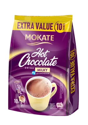 Horká čokoláda Chocolate Milk 10 × 18 g – MOKATE
