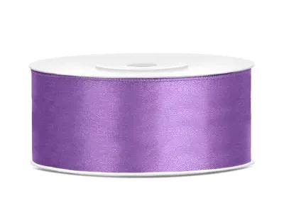 Fialová dekorační stuha 25 mm × 25 m – PartyDeco