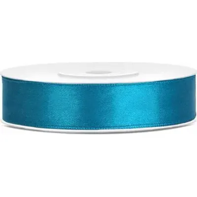 Tyrkysová stuha 12 mm × 25 m – PartyDeco