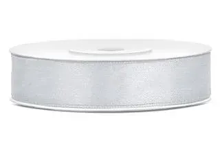 Stříbrná stuha 12 mm × 25 m – PartyDeco