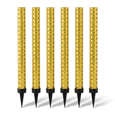 Zlaté dortové fontánky 18 cm 6 ks – Godan