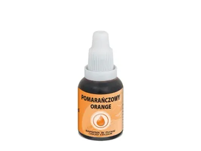 Airbrush barva tekutá oranžová 20 ml – Food Colours