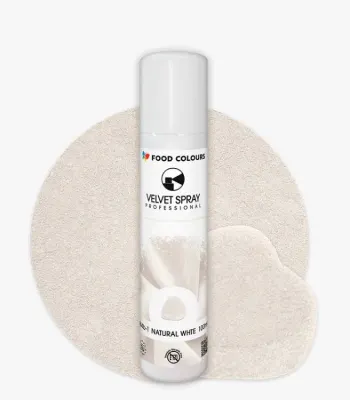Sametový sprej Natural White 100 ml – Food Colours