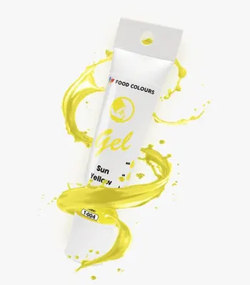 Gelová barva Sun Yellow 30 g v tubě – Food Colours