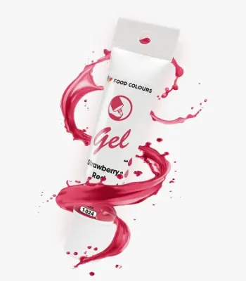 Gelová barva jahodová červená Strawberry Red 30 g – Food Colours