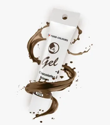 Gelová barva Chocolate Brown čokoládově hnědá 30 g – Food Colours