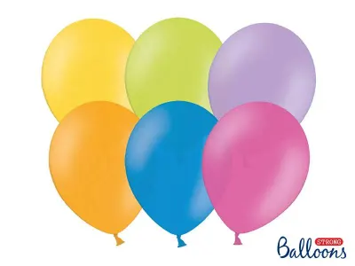 Barevné balónky mix 27 cm (10 ks) – PartyDeco