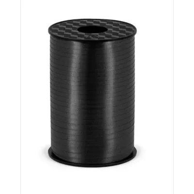 Stuha černá 5 mm / 225 m – PartyDeco