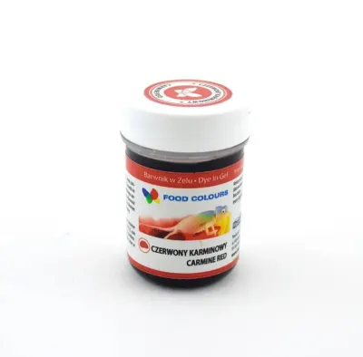Gelová barva karmínově červená Carmine Red 35 g – Food Colours