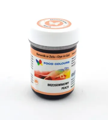Gelová potravinářská barva broskvová 35 g – Food Colours