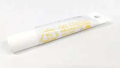 Gelová barva žlutá v tubě 20 g – Food Colours